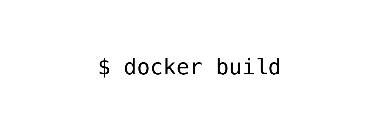Docker Build Text