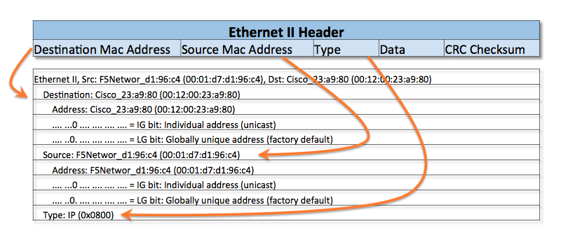 using wireshark to find ip address